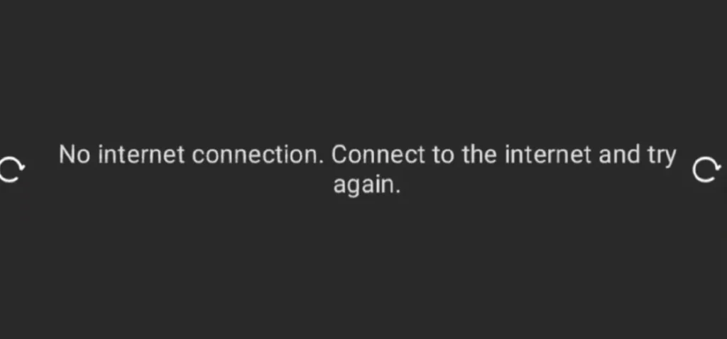 No internet connection problem