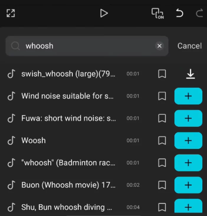 Sound effects