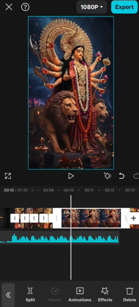 Create Stunning Navratri status videos with CapCut (Step-by-Step Guide 2025) 10 Click on the first image