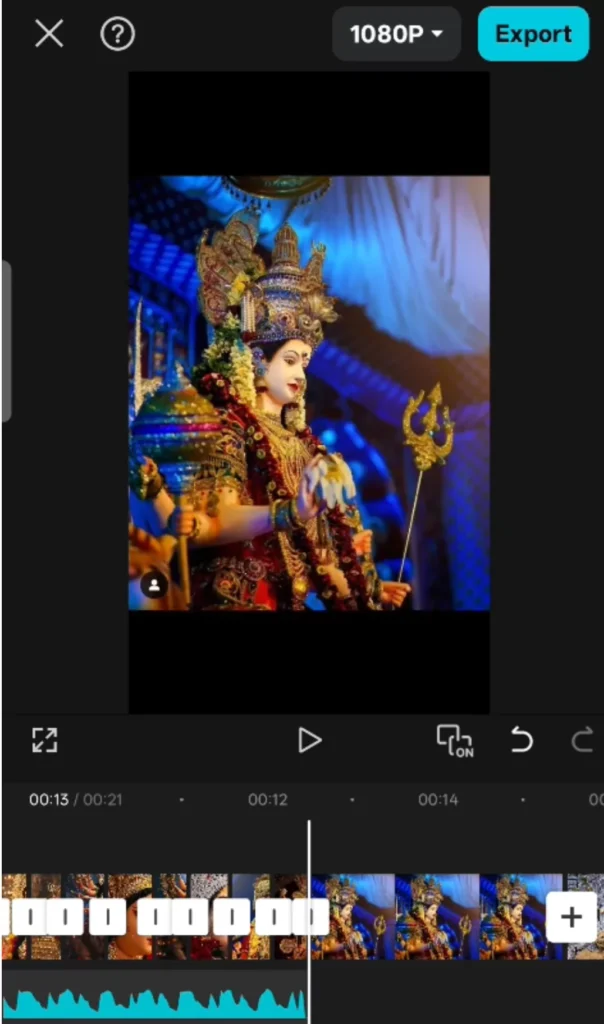Create Stunning Navratri status videos with CapCut (Step-by-Step Guide 2025) 13 delete all the extra images that remain in the end 68c316a65d5e2