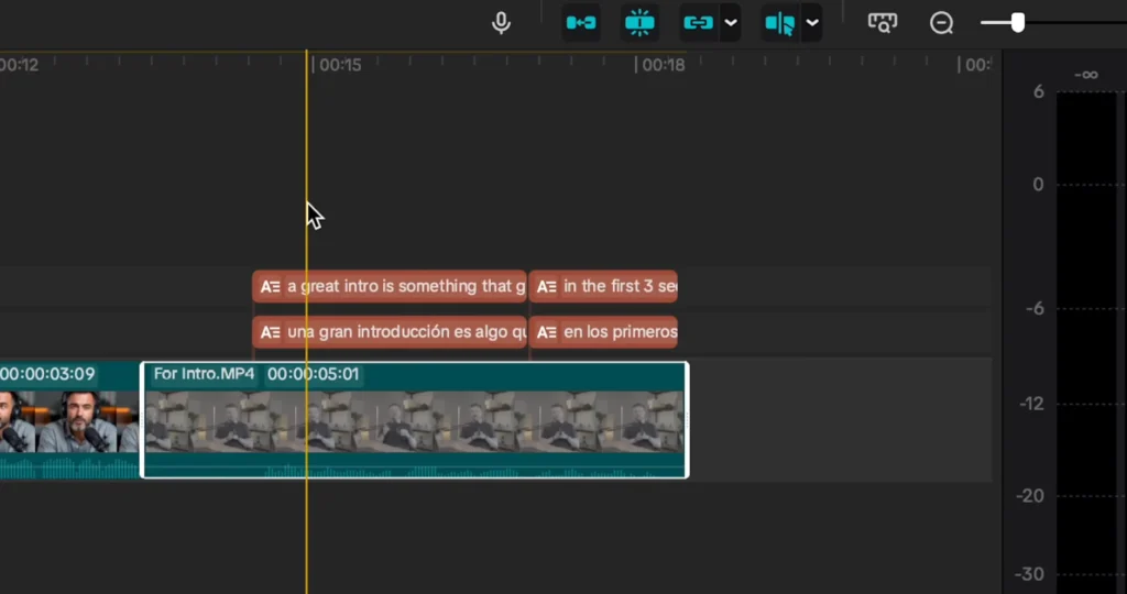 Dialogue levelling