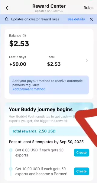 CapCut Buddy Program 2025: Complete Guide to Tasks, Rewards & Monetization 5 How to complete capcut buddy task 2025