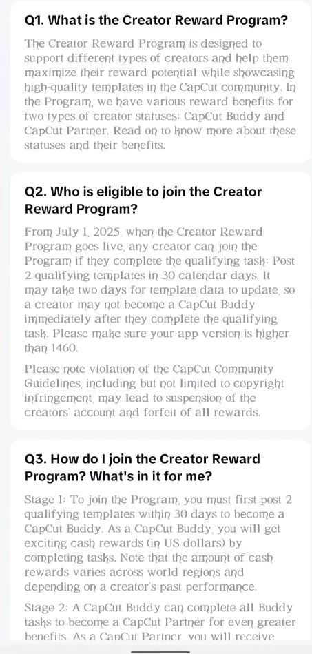 CapCut Buddy Program 2025: Complete Guide to Tasks, Rewards & Monetization 4 rules of the buddy program 68dbd37ae44c6