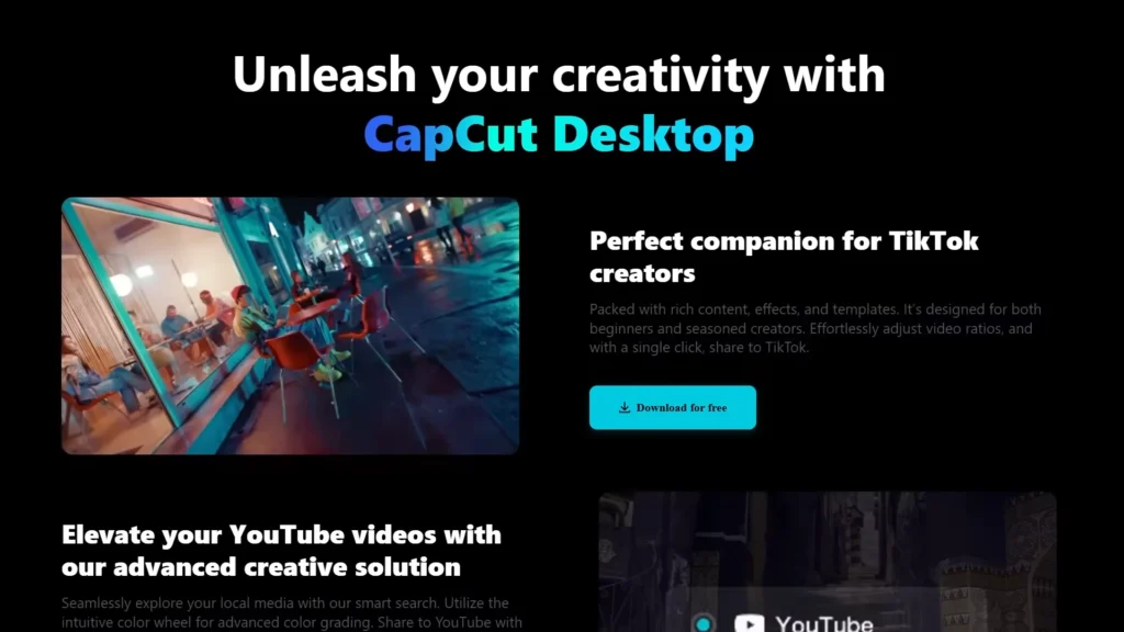 CapCut vs Premiere Pro (2025): Which Video Editor is better? 23 CapCut desktop interface