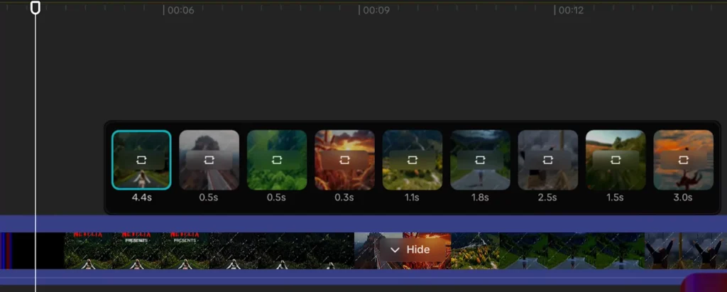 Drag and drop photos or videos into the placeholder