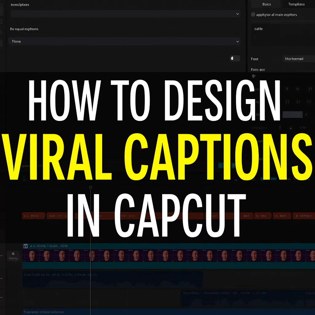 How to design viral captions in CapCut
