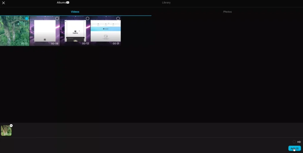 How to run CapCut on Linux using Waydroid? 7 Inserting clips