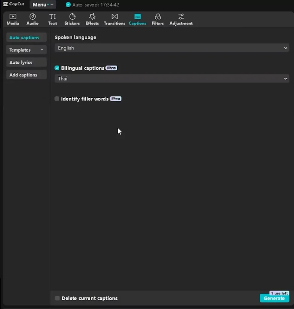 CapCut vs Premiere Pro (2025): Which Video Editor is better? 10 Translating your captions