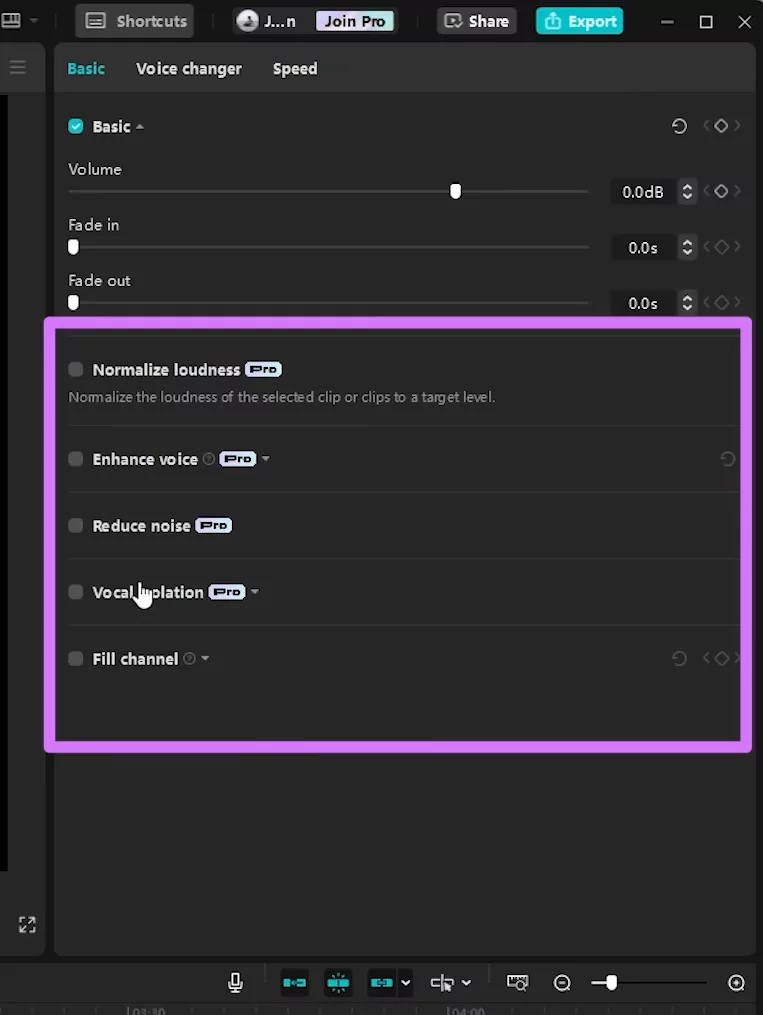 CapCut vs Premiere Pro (2025): Which Video Editor is better? 20 Voice isolation