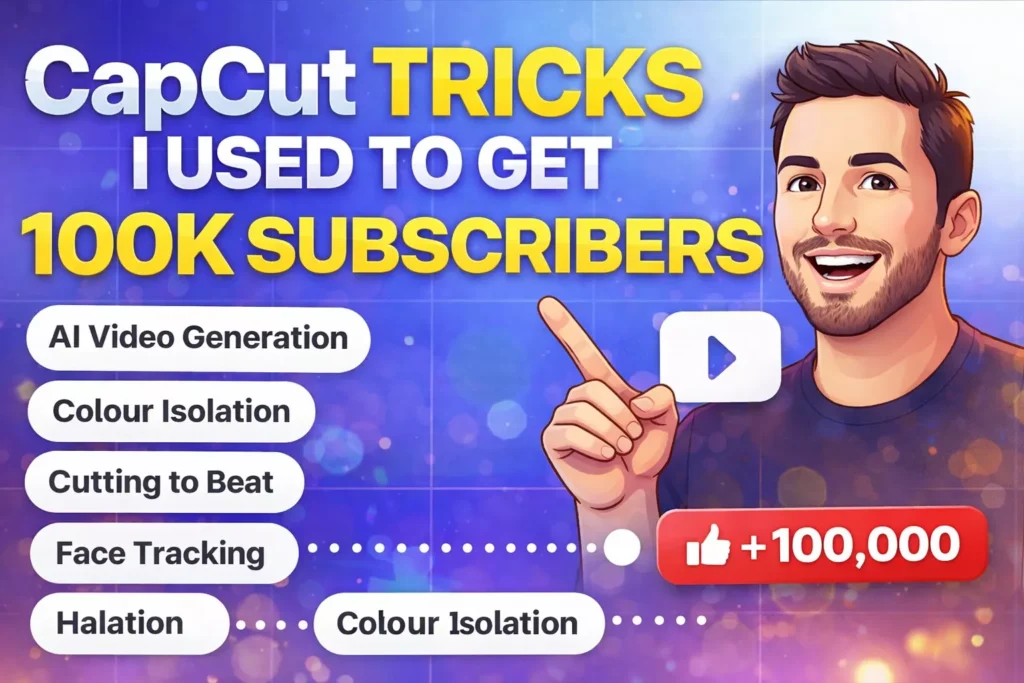 CapCut tricks to get 100,000 plus subscribers quickly in 2026
