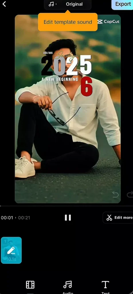 Effects will be loaded and your reel will be ready to post