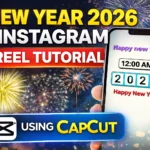 Happy New Year 2026 template for reels