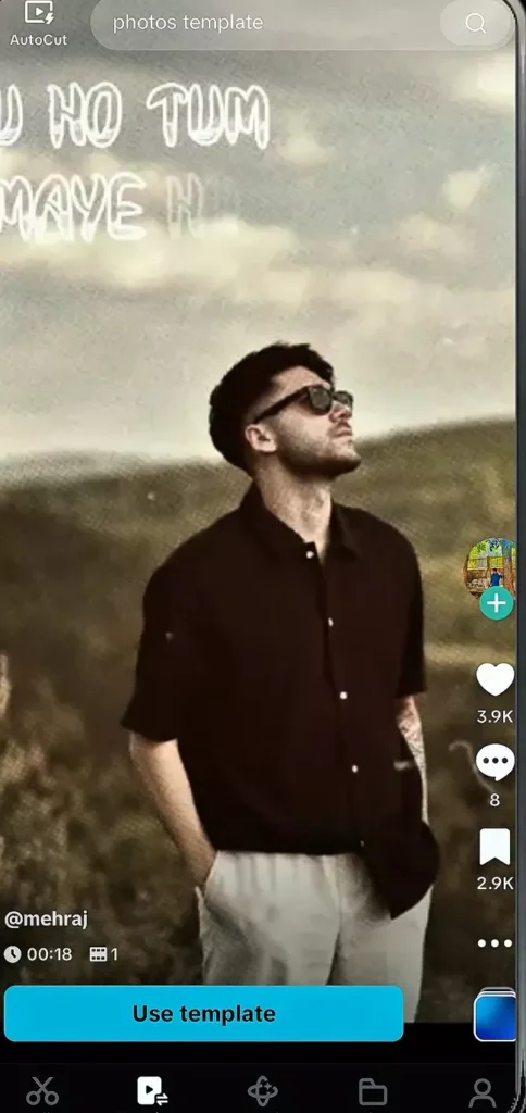 Refresh templates after opening CapCut