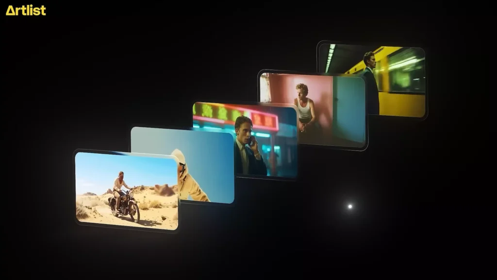 Artlist AI visuals