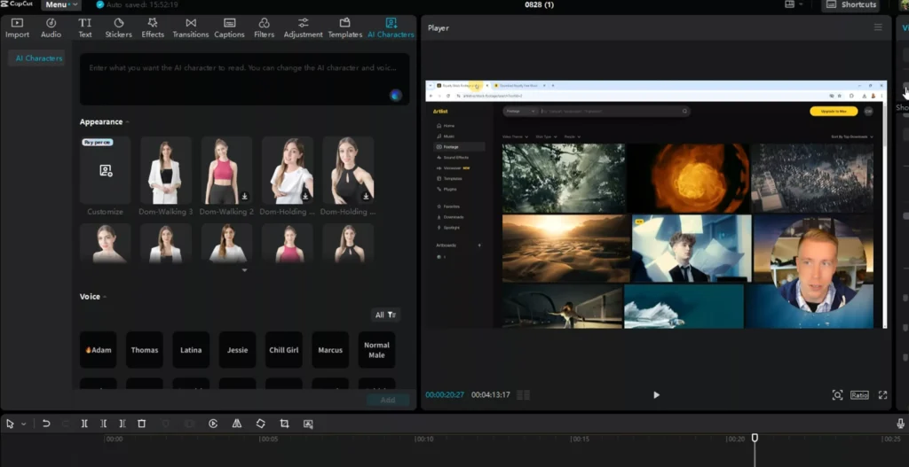 Auto removal for background remover in CapCut pro