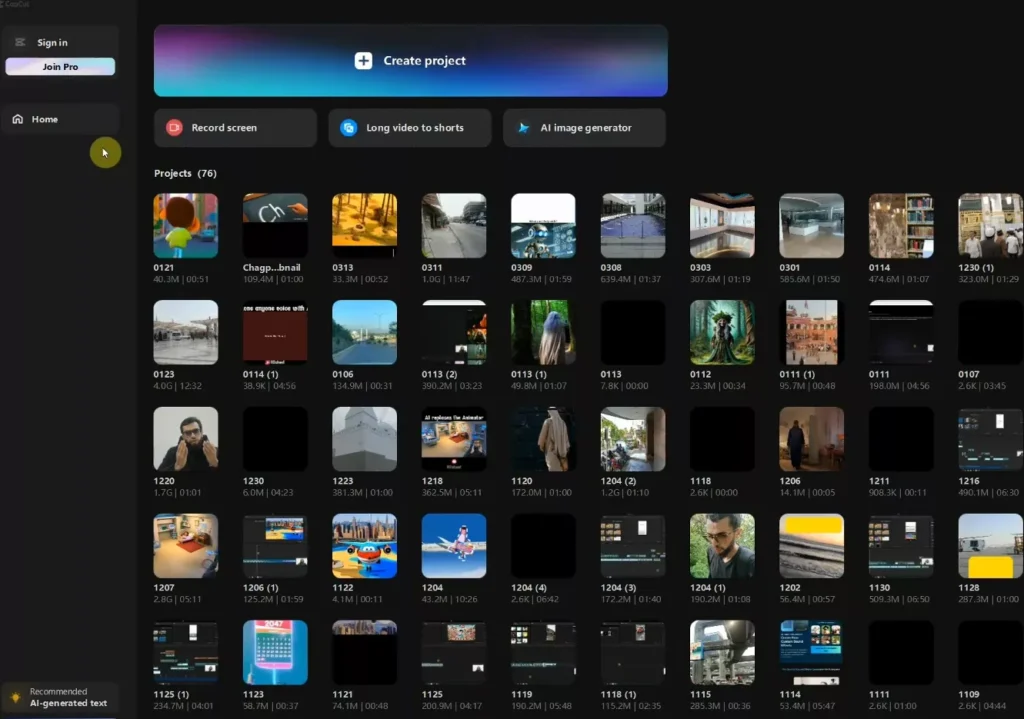 CapCut latest update Pro standard and free plans