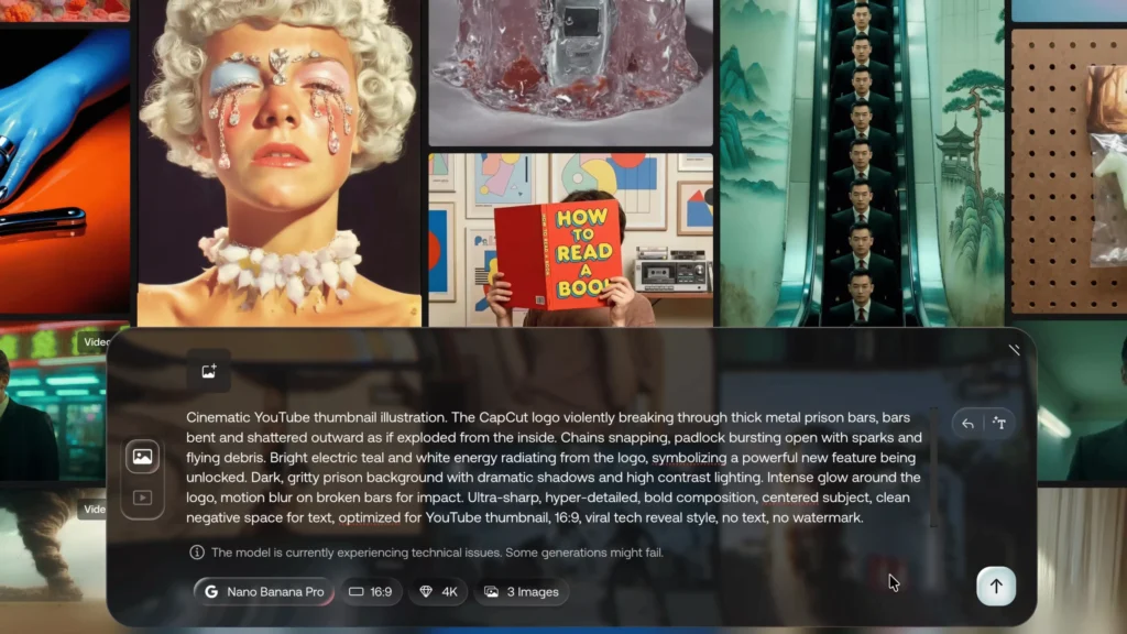Select nano banana pro and paste the prompt