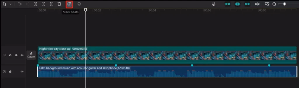 Using markers at right places in CapCut