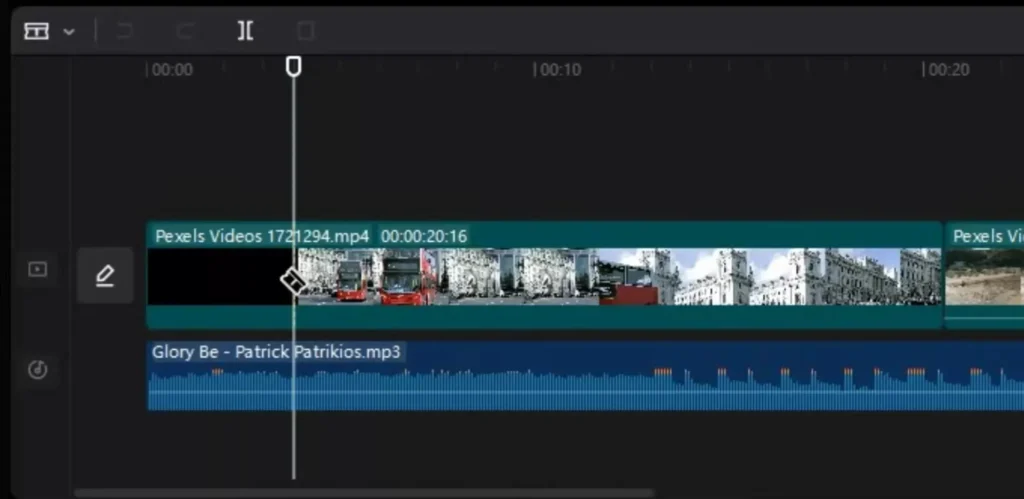 Using the split function where you want the video to begin
