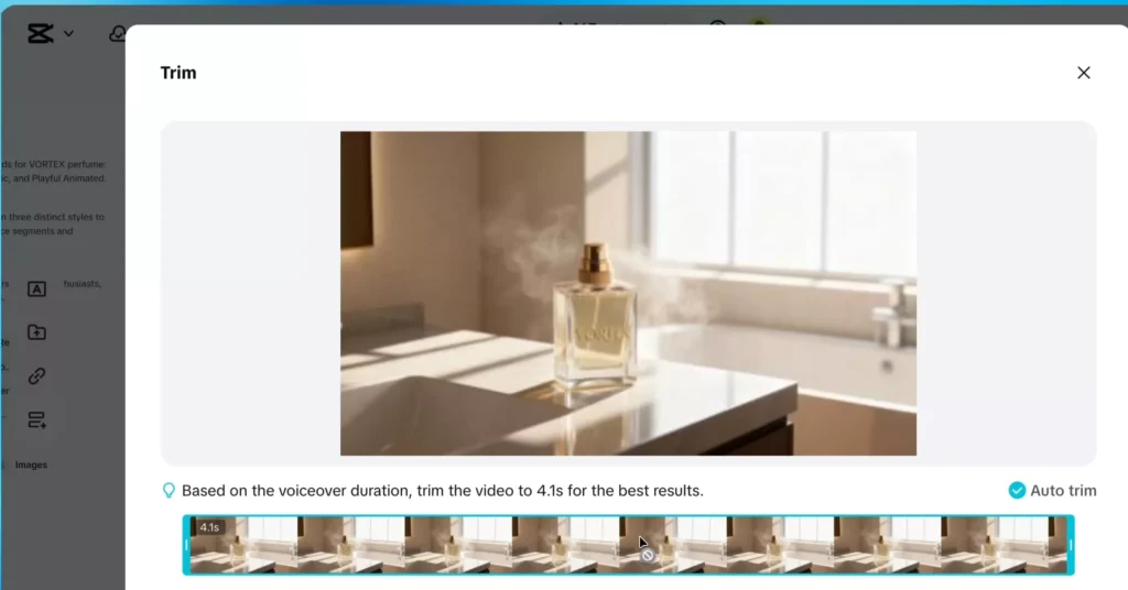 Dynamic timelines created