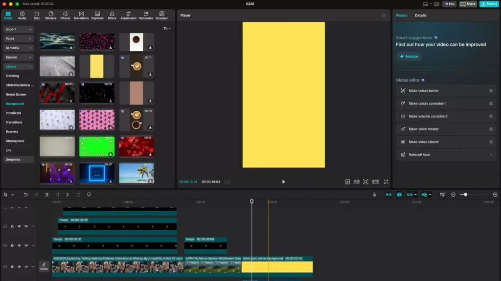 Generate voiceover in CapCut