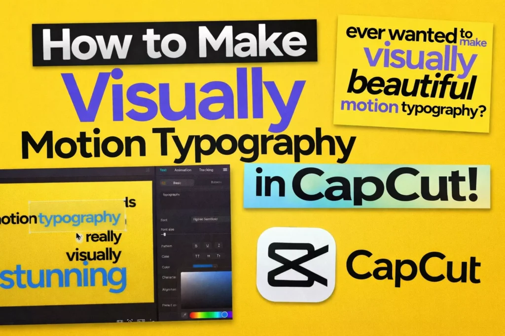 How to make visually beautiful motion typography