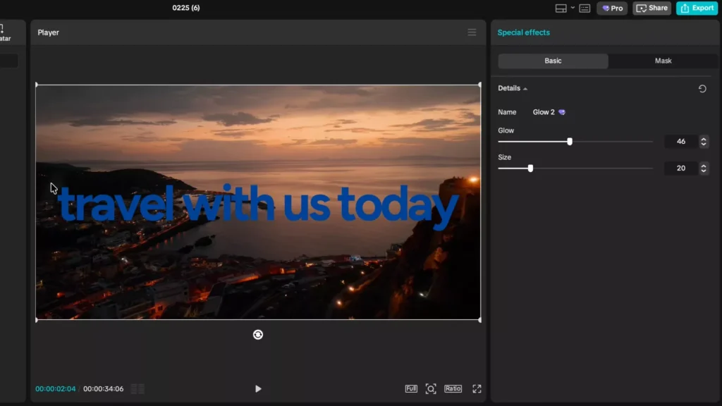 Premium CapCut text effects