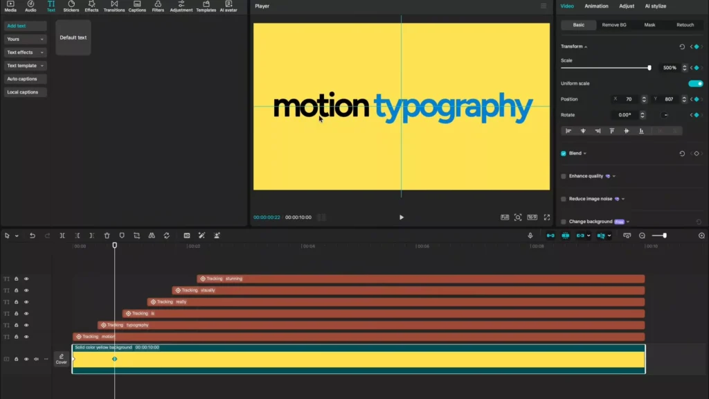 Scale and reposition