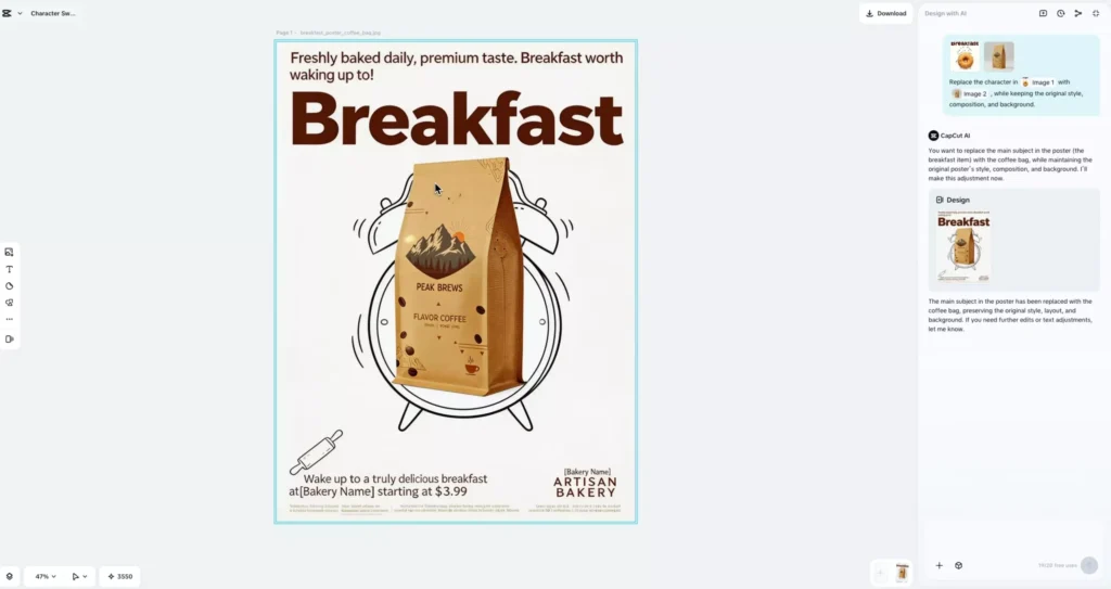 System instantly adapts the image