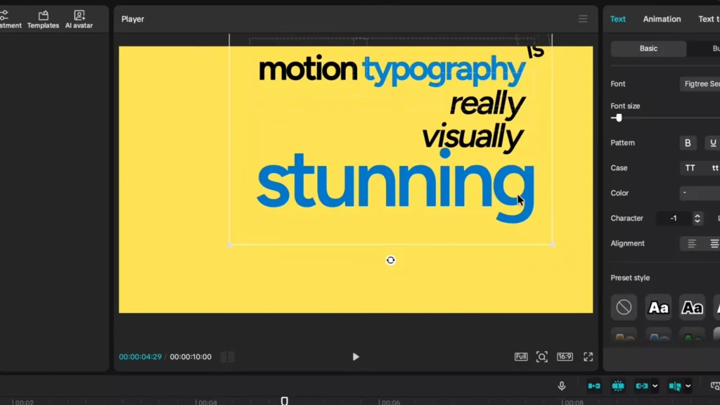 You can move all the words as a block
