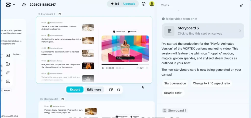 You have full control on the timeline