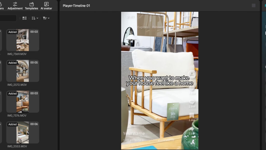 Visual alignment can be corrected using the zoom key