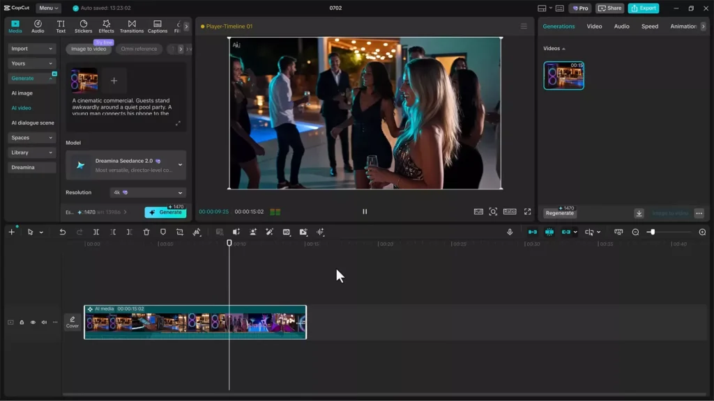 Create high quality AI videos using CapCut