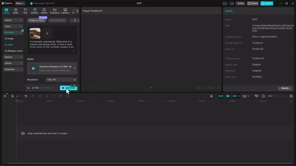 Generate AI videos from images