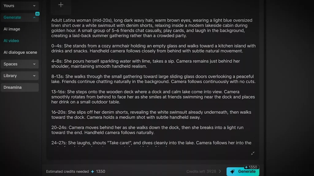 Prompt for image to video product advertisement